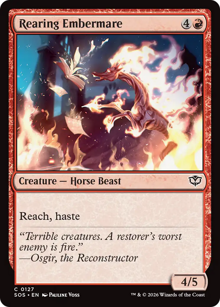 Rearing Embermare [Secrets of Strixhaven] | Shuffle n Cut Hobbies & Games