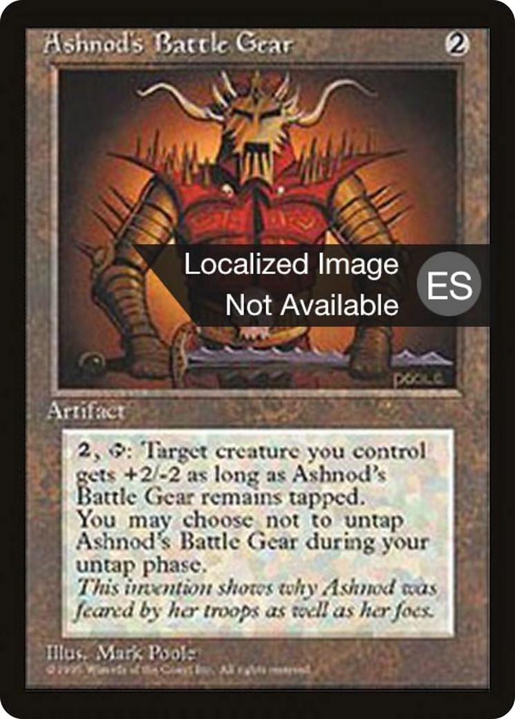 Ashnod's Battle Gear [Fourth Edition Foreign Black Border] | Shuffle n Cut Hobbies & Games