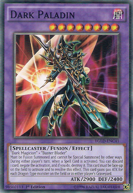 Dark Paladin [YGLD-ENC41] Common | Shuffle n Cut Hobbies & Games