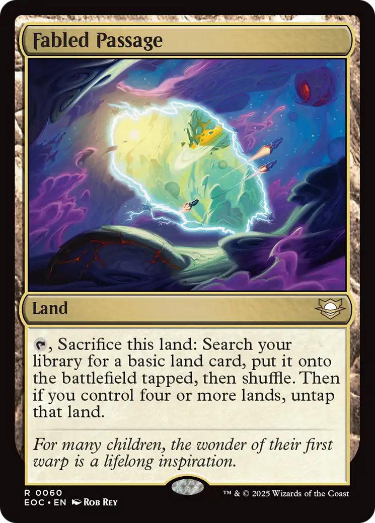 Fabled Passage [Edge of Eternities Commander] | Shuffle n Cut Hobbies & Games