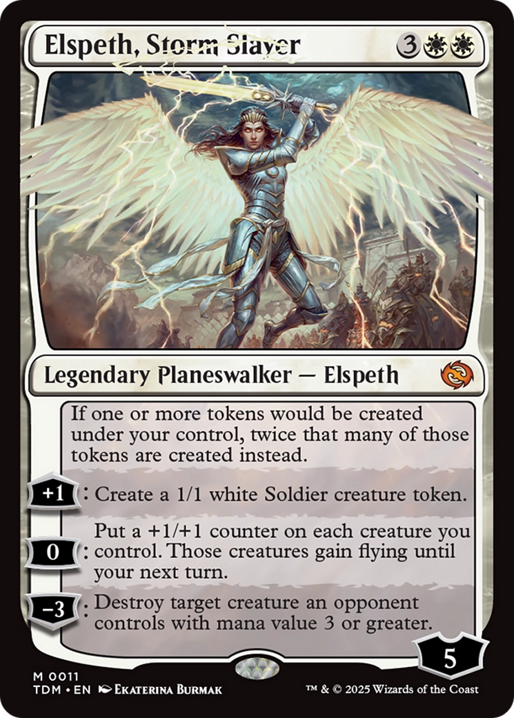 Elspeth, Storm Slayer [Tarkir: Dragonstorm] | Shuffle n Cut Hobbies & Games