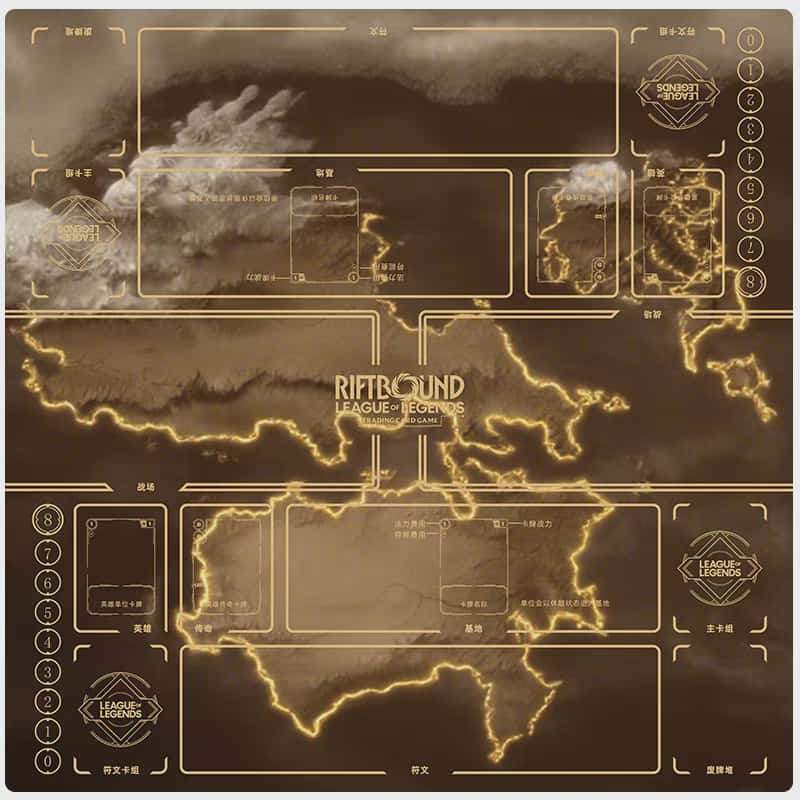 Riftbound: League of Legends TCG 2 Player Playmats | Shuffle n Cut Hobbies & Games
