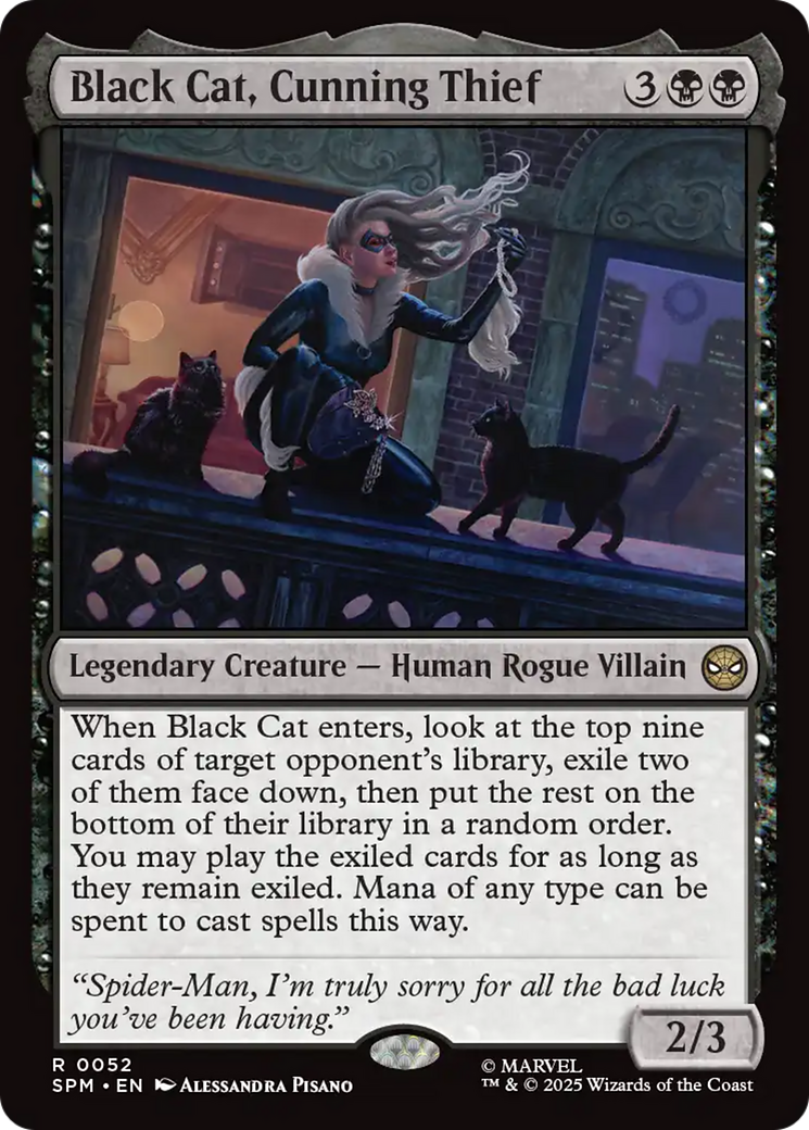 Black Cat, Cunning Thief [Marvel's Spider-Man] | Shuffle n Cut Hobbies & Games
