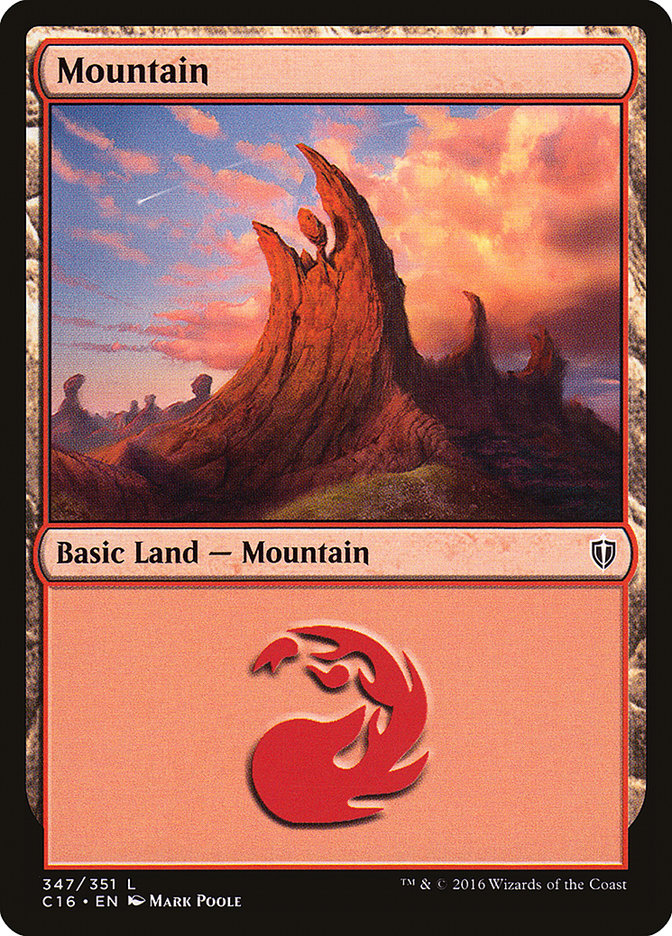 Mountain (347) [Commander 2016] | Shuffle n Cut Hobbies & Games