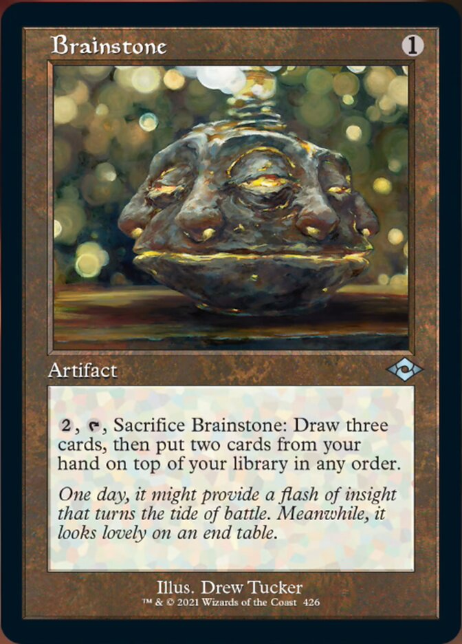 Brainstone (Retro Foil Etched) [Modern Horizons 2] | Shuffle n Cut Hobbies & Games