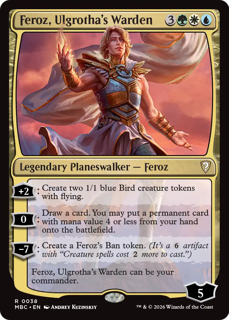 Feroz, Ulgrotha's Warden [Mystery Booster: Commander Edition] | Shuffle n Cut Hobbies & Games