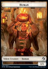 Human // Devil Double-Sided Token [Innistrad: Midnight Hunt Tokens] | Shuffle n Cut Hobbies & Games