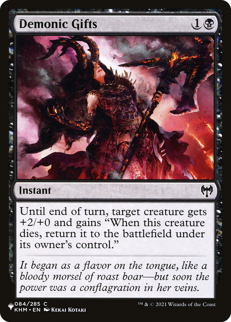 Demonic Gifts [The List] | Shuffle n Cut Hobbies & Games