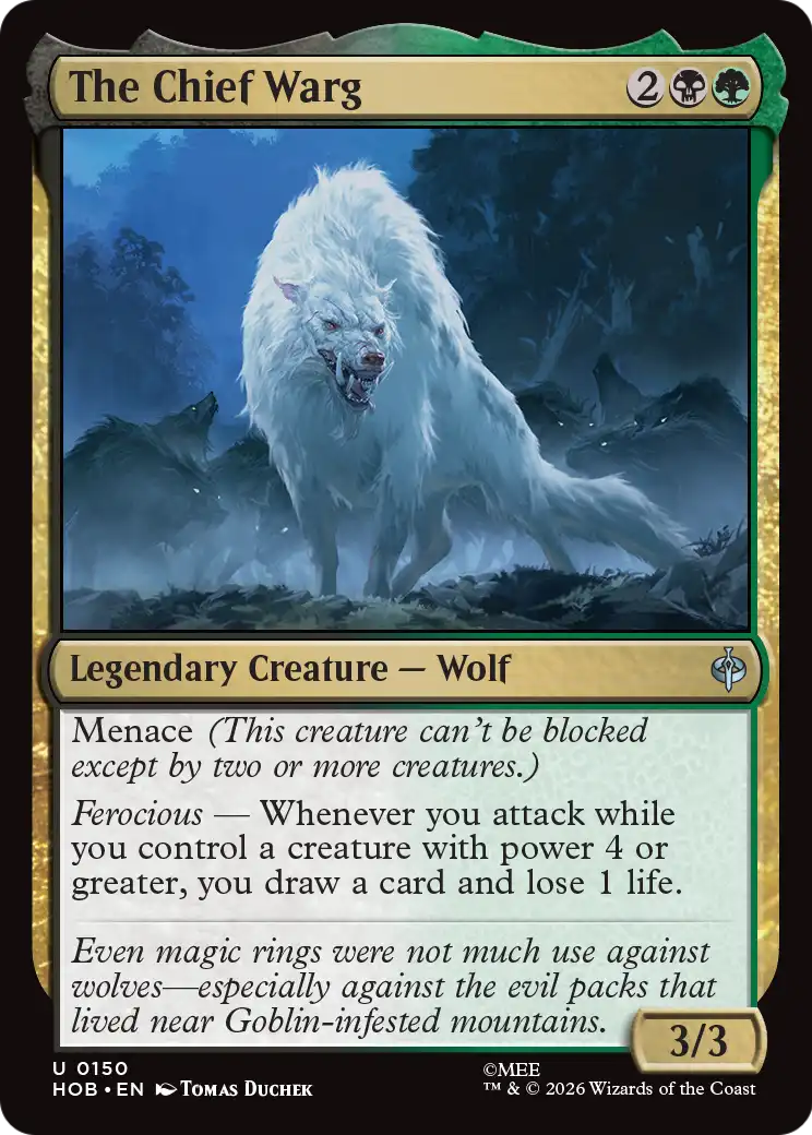 The Chief Warg [The Hobbit] | Shuffle n Cut Hobbies & Games