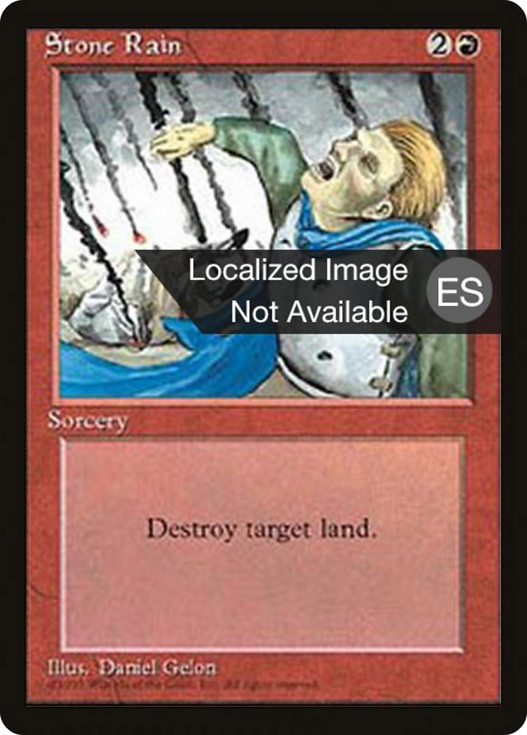 Stone Rain [Fourth Edition Foreign Black Border] | Shuffle n Cut Hobbies & Games
