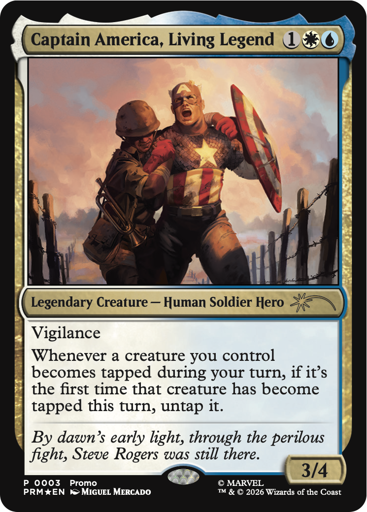 Captain America, Living Legend [Media Promos] | Shuffle n Cut Hobbies & Games