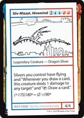 Sliv-Mizzet, Hivemind (2021 Edition) [Mystery Booster Playtest Cards] | Shuffle n Cut Hobbies & Games