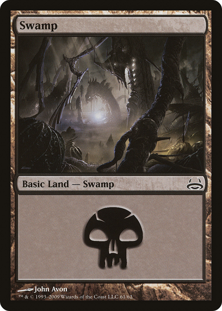 Swamp (61) [Duel Decks: Divine vs. Demonic] | Shuffle n Cut Hobbies & Games