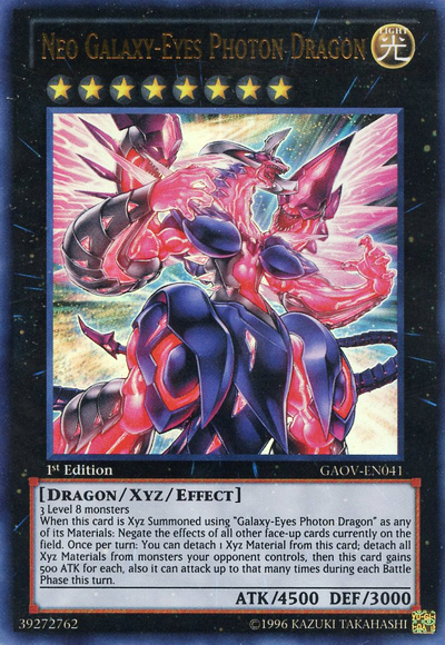 Neo Galaxy-Eyes Photon Dragon [GAOV-EN041] Ultra Rare | Shuffle n Cut Hobbies & Games