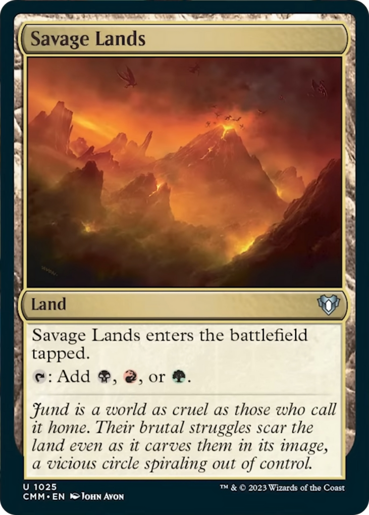 Savage Lands [Commander Masters] | Shuffle n Cut Hobbies & Games