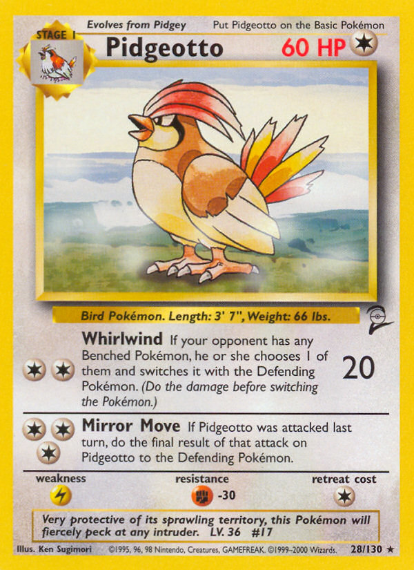 Pidgeotto (28/130) [Base Set 2] | Shuffle n Cut Hobbies & Games