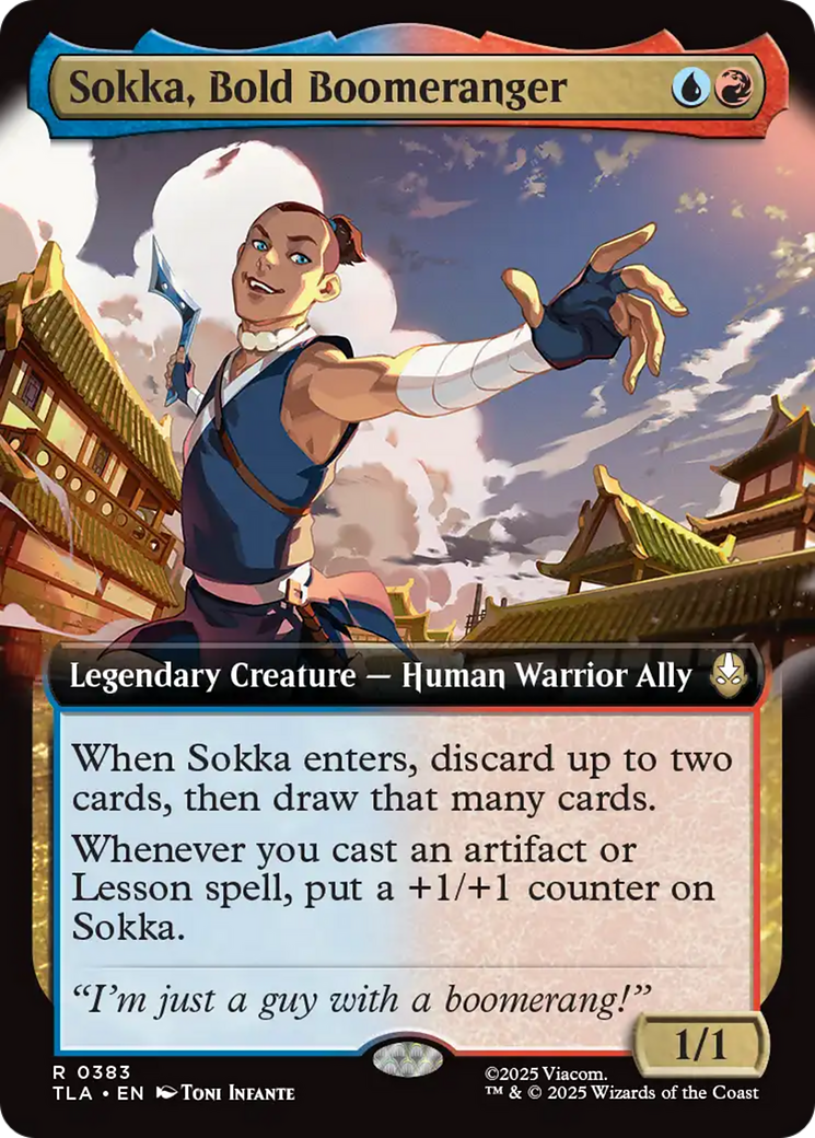Sokka, Bold Boomeranger (Extended Art) [Avatar: The Last Airbender] | Shuffle n Cut Hobbies & Games