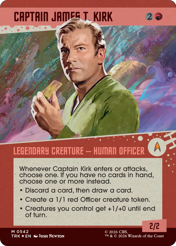 Captain James T. Kirk (Showcase) (Surge Foil) [Star Trek] | Shuffle n Cut Hobbies & Games