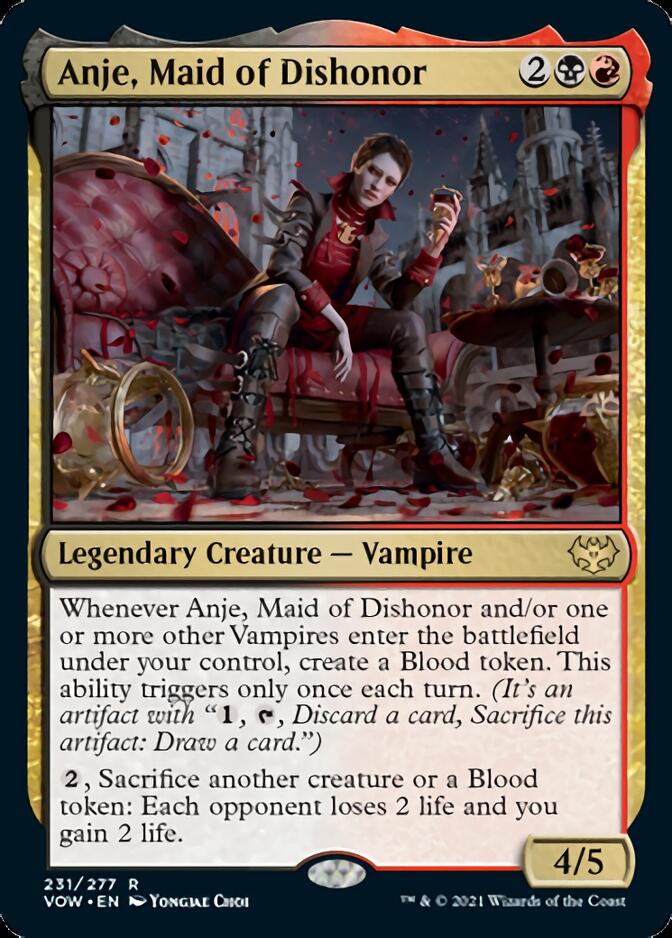 Anje, Maid of Dishonor [Innistrad: Crimson Vow] | Shuffle n Cut Hobbies & Games