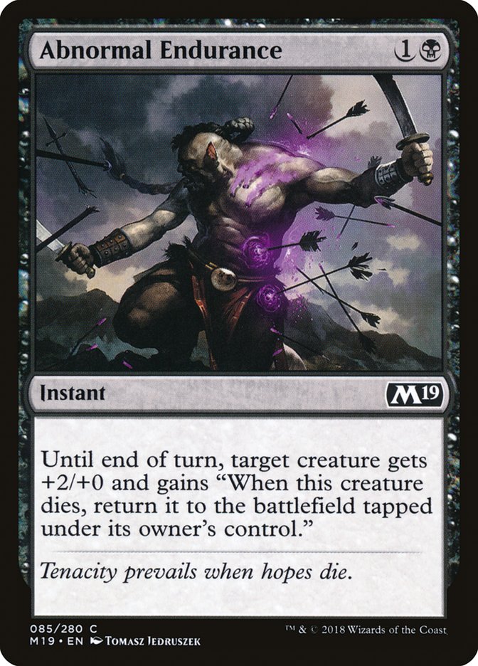Abnormal Endurance [Core Set 2019] | Shuffle n Cut Hobbies & Games