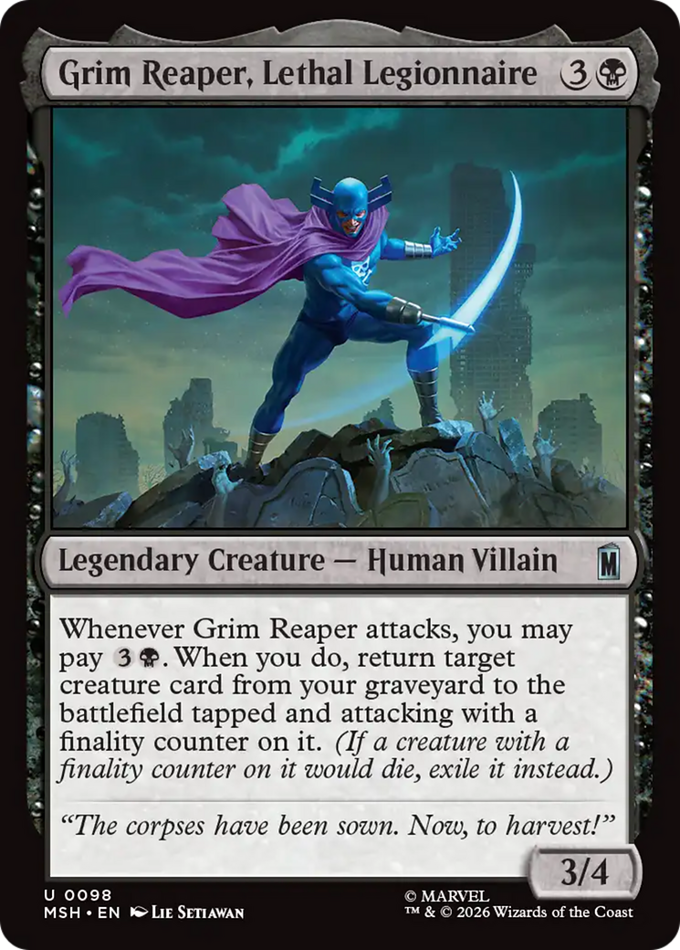 Grim Reaper, Lethal Legionnaire [Marvel Super Heroes] | Shuffle n Cut Hobbies & Games