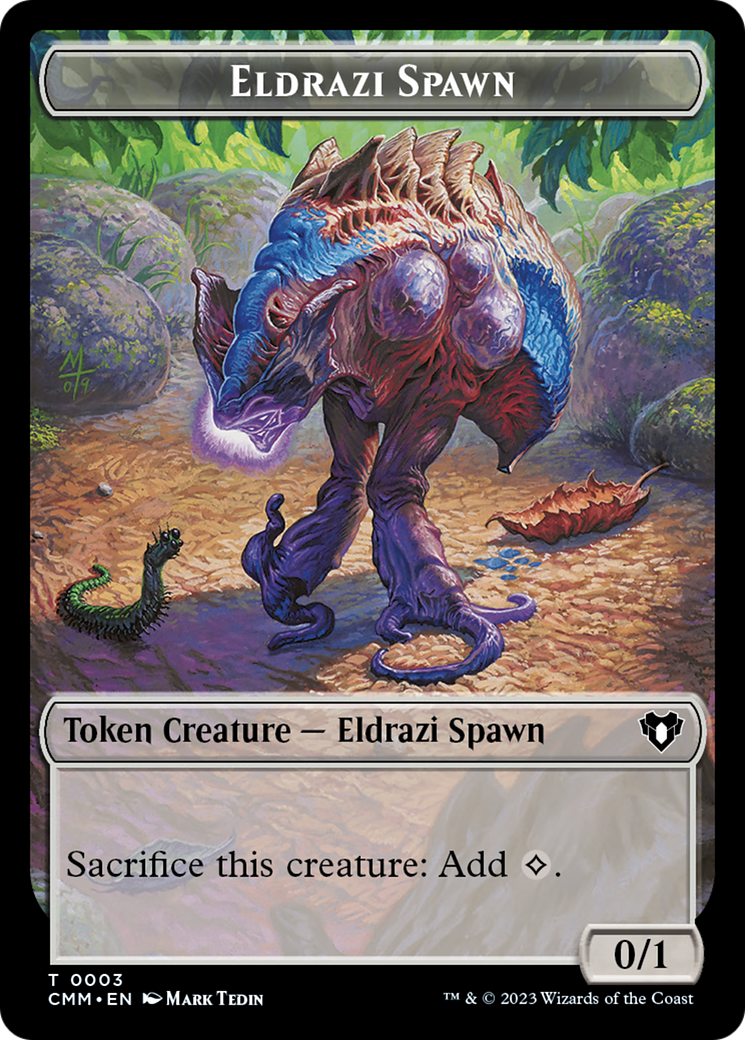 Eldrazi Spawn Token [Commander Masters Tokens] | Shuffle n Cut Hobbies & Games