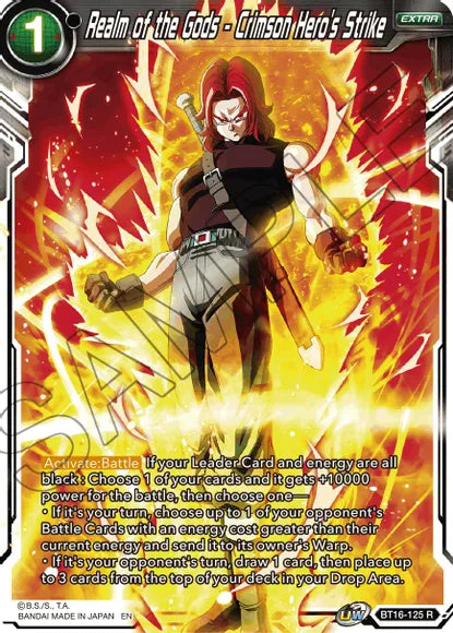 Realm of the Gods - Crimson Hero's Strike (BT16-125) [Realm of the Gods] | Shuffle n Cut Hobbies & Games