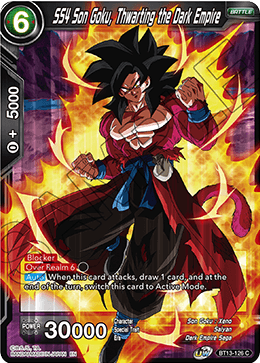 SS4 Son Goku, Thwarting the Dark Empire (Common) (BT13-126) [Supreme Rivalry] | Shuffle n Cut Hobbies & Games
