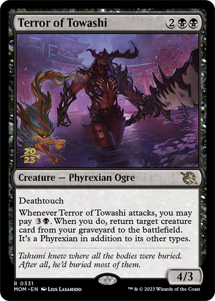 Terror of Towashi [March of the Machine Prerelease Promos] | Shuffle n Cut Hobbies & Games
