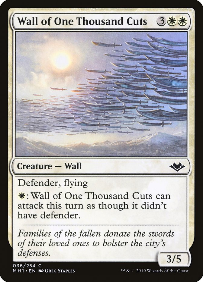 Wall of One Thousand Cuts [Modern Horizons] | Shuffle n Cut Hobbies & Games