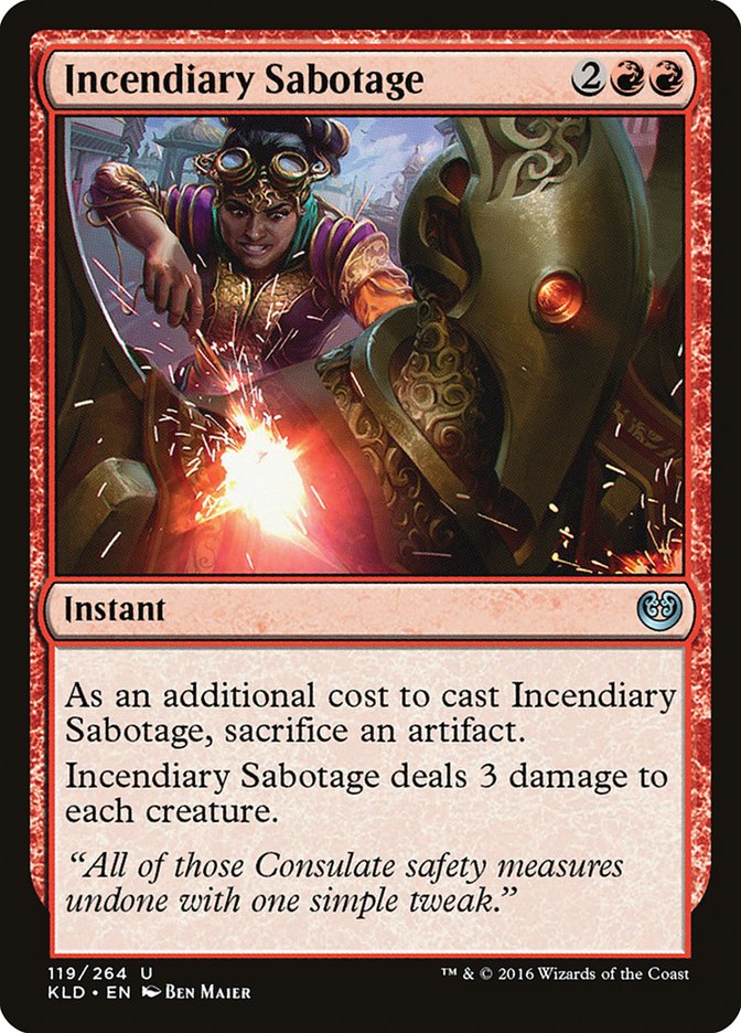 Incendiary Sabotage [Kaladesh] | Shuffle n Cut Hobbies & Games