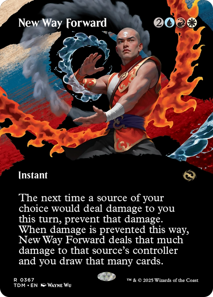 New Way Forward (Borderless) [Tarkir: Dragonstorm] | Shuffle n Cut Hobbies & Games