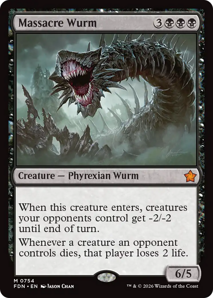 Massacre Wurm (0754) [Foundations] | Shuffle n Cut Hobbies & Games