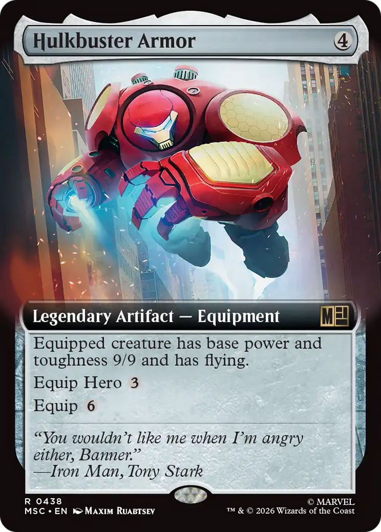 Hulkbuster Armor (Extended Art) [Marvel Super Heroes Commander] | Shuffle n Cut Hobbies & Games