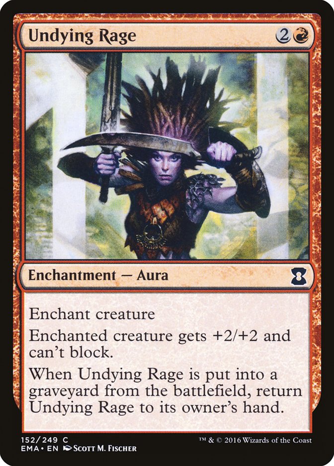 Undying Rage [Eternal Masters] | Shuffle n Cut Hobbies & Games