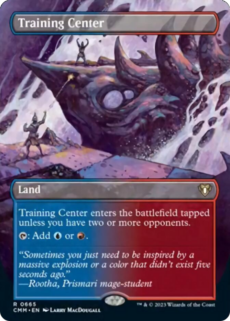 Training Center (Borderless Alternate Art) [Commander Masters] | Shuffle n Cut Hobbies & Games