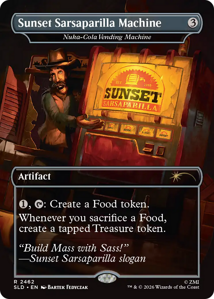 Sunset Sarsaparilla Machine - Nuka-Cola Vending Machine [Secret Lair Drop Series] | Shuffle n Cut Hobbies & Games