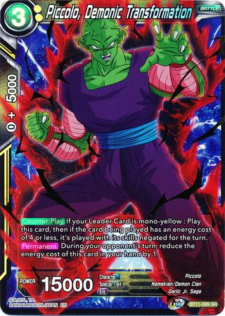 Piccolo, Demonic Transformation (BT11-099) [Vermilion Bloodline] | Shuffle n Cut Hobbies & Games