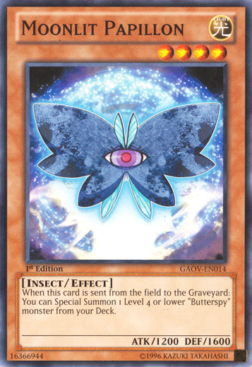 Moonlit Papillon [GAOV-EN014] Common | Shuffle n Cut Hobbies & Games
