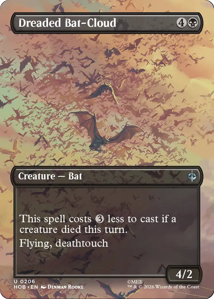 Dreaded Bat-Cloud (Borderless) [The Hobbit] | Shuffle n Cut Hobbies & Games