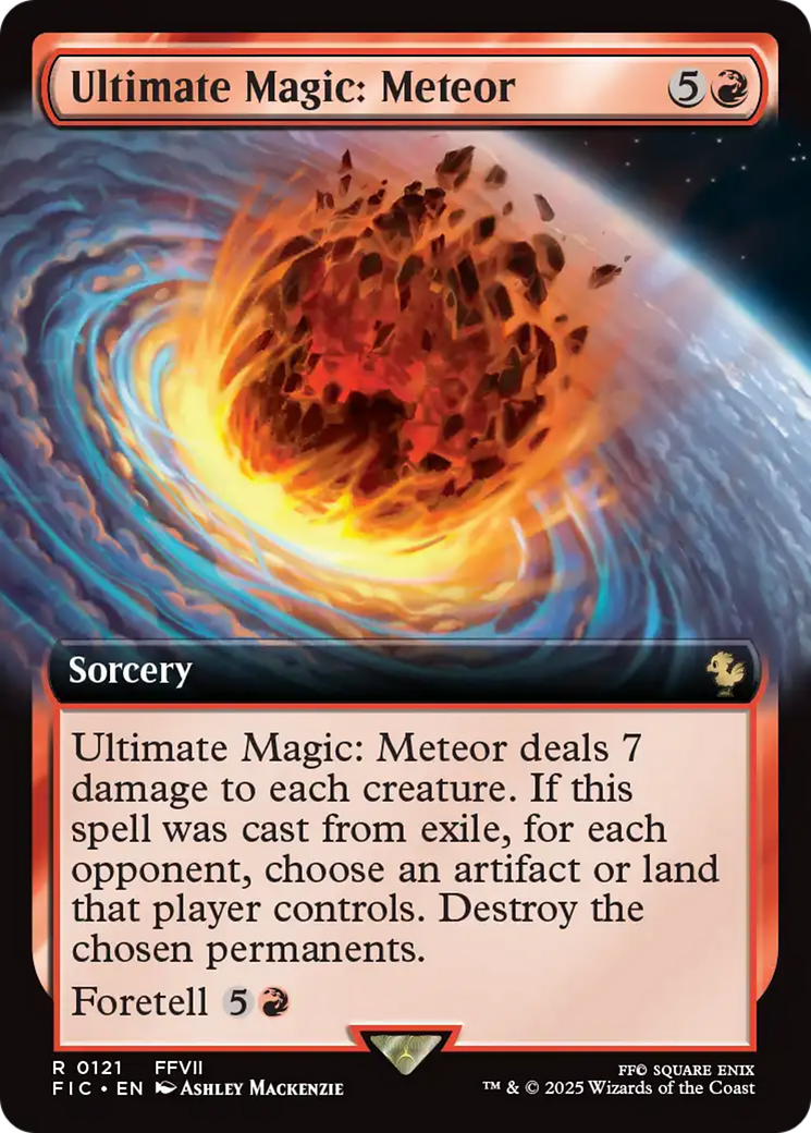 Ultimate Magic: Meteor (Extended Art) [FINAL FANTASY Commander] | Shuffle n Cut Hobbies & Games