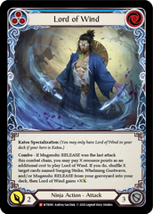 Lord of Wind [U-WTR081] (Welcome to Rathe Unlimited)  Unlimited Rainbow Foil | Shuffle n Cut Hobbies & Games