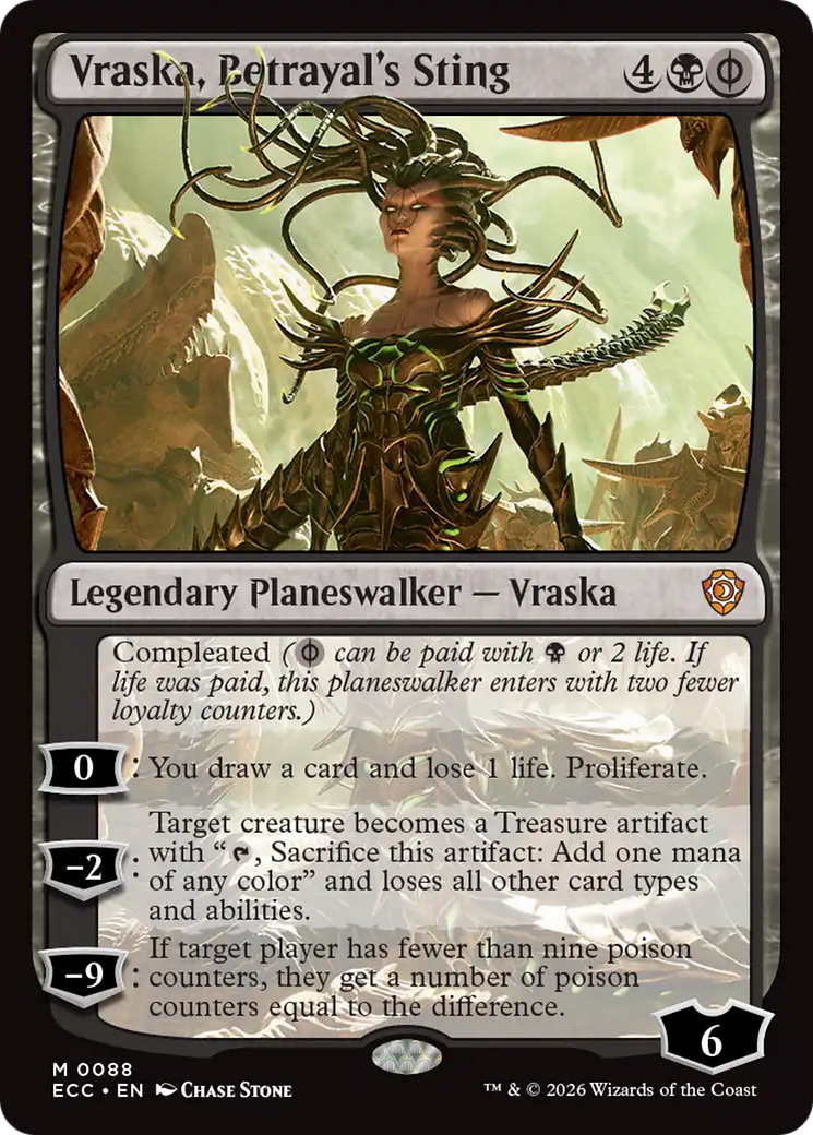 Vraska, Betrayal's Sting [Lorwyn Eclipsed Commander] | Shuffle n Cut Hobbies & Games