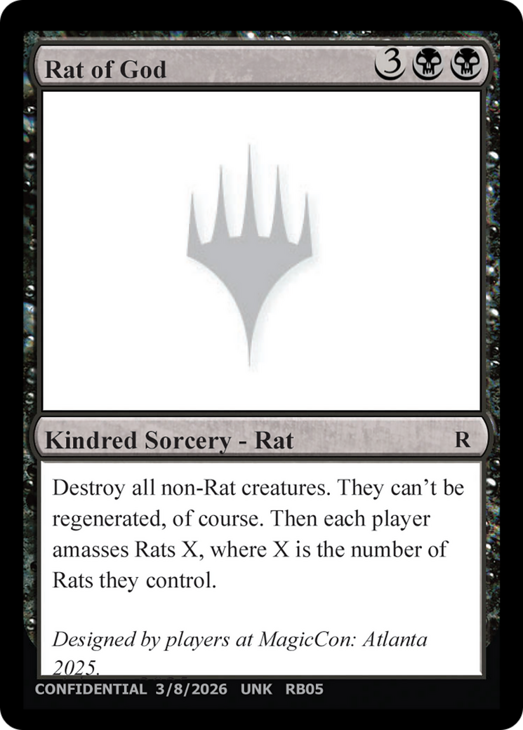 Rat of God [Unknown Event] | Shuffle n Cut Hobbies & Games