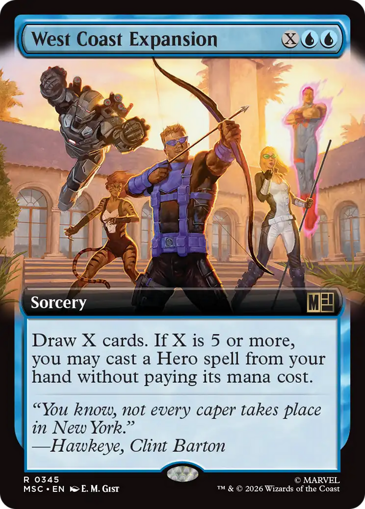 West Coast Expansion (Extended Art) [Marvel Super Heroes Commander] | Shuffle n Cut Hobbies & Games