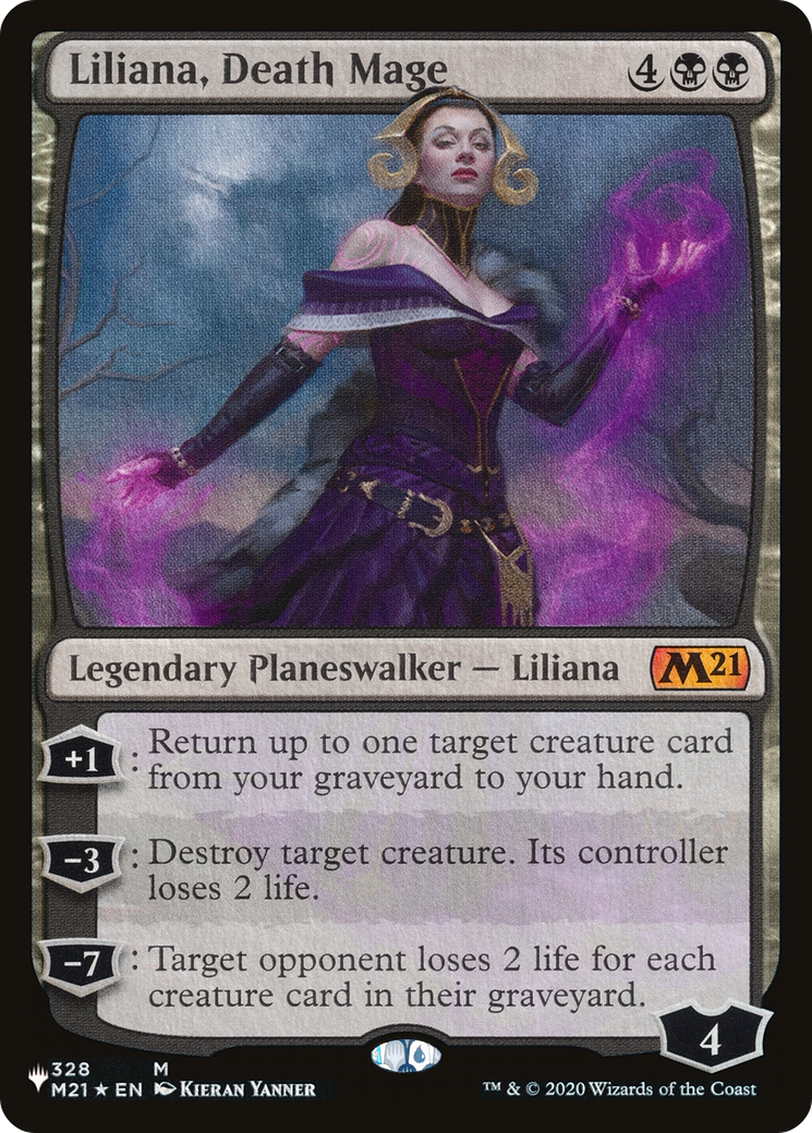 Liliana, Death Mage [The List] | Shuffle n Cut Hobbies & Games