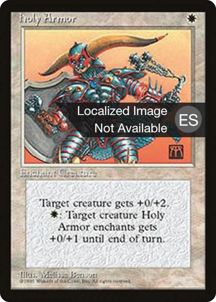 Holy Armor [Fourth Edition Foreign Black Border] | Shuffle n Cut Hobbies & Games