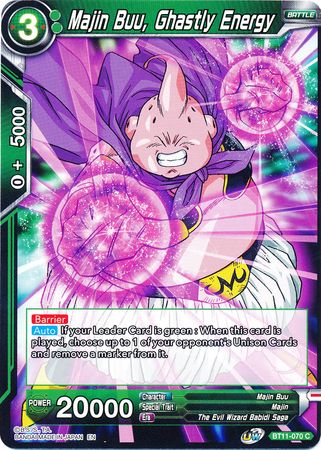 Majin Buu, Ghastly Energy (BT11-070) [Vermilion Bloodline] | Shuffle n Cut Hobbies & Games
