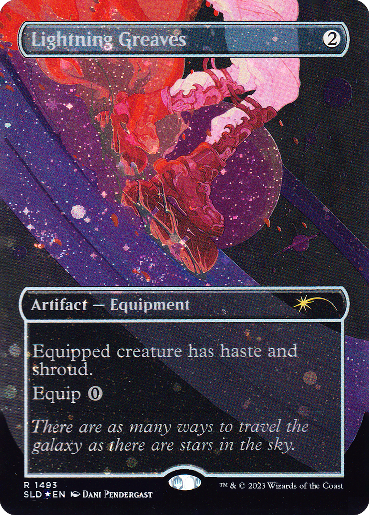 Lightning Greaves (1493) (Galaxy Foil) [Secret Lair Drop Series] | Shuffle n Cut Hobbies & Games