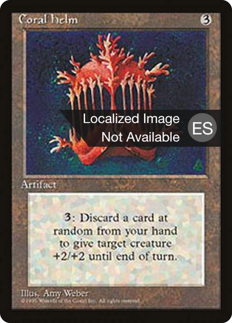 Coral Helm [Fourth Edition Foreign Black Border] | Shuffle n Cut Hobbies & Games